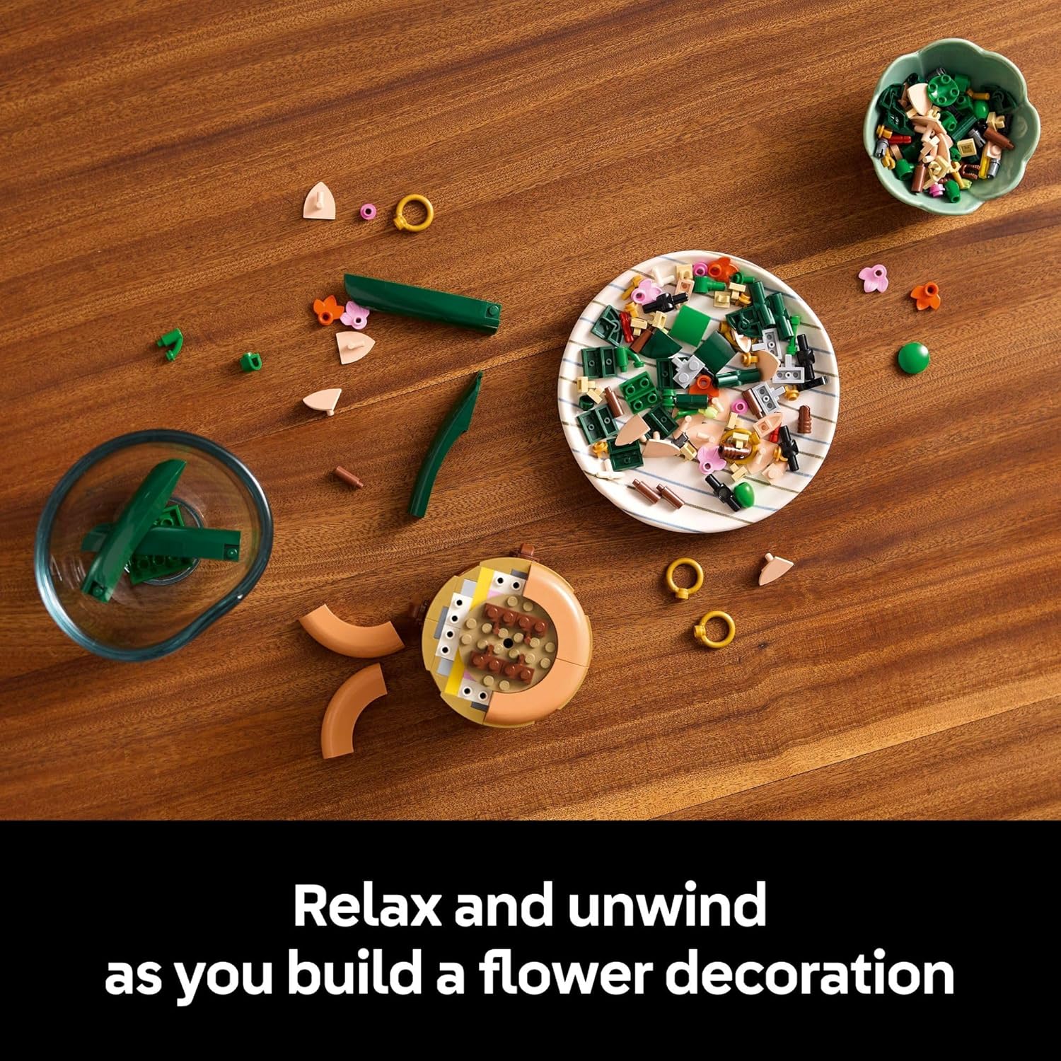 LEGO Botanicals Mini Orchid Building Set - Artificial, Fake Orchid for Home Decor, Adults Ages 18+ - Gift for Birthdays - Indoor Plant Decorations for Table, Desk, Office - 10343 - Image 4