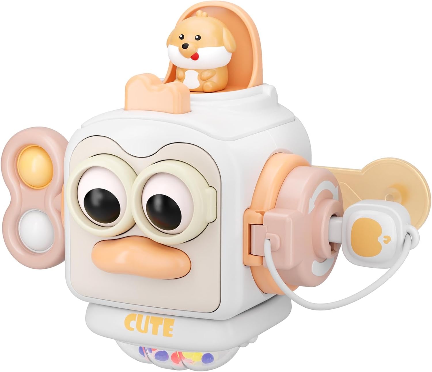 OSIMILY Montessori Toys for 1 Year Old, Sensory Toys for Toddlers 1-3, Travel Activities Busy Cube, Baby Gifts for 12 18 Month, Motor Skills Educational Learning Toys
